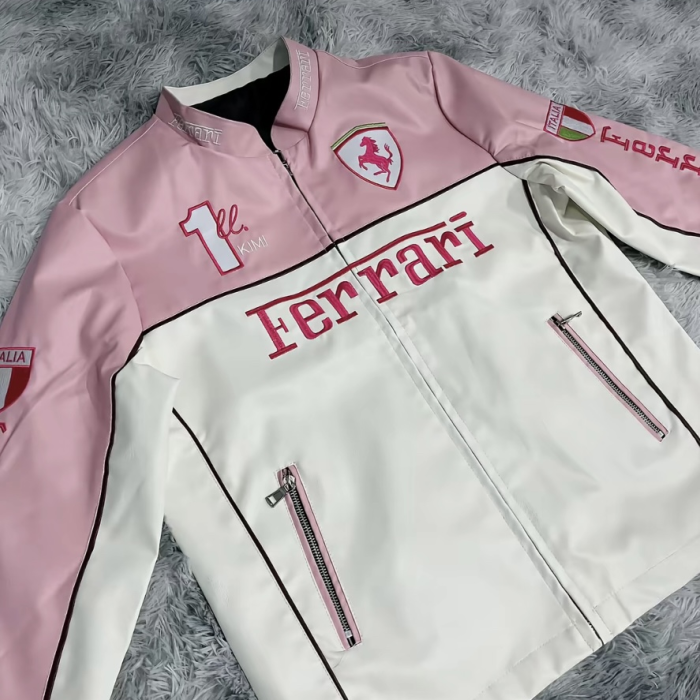 WoMen`s Ferrari-Inspired Leather Jackets