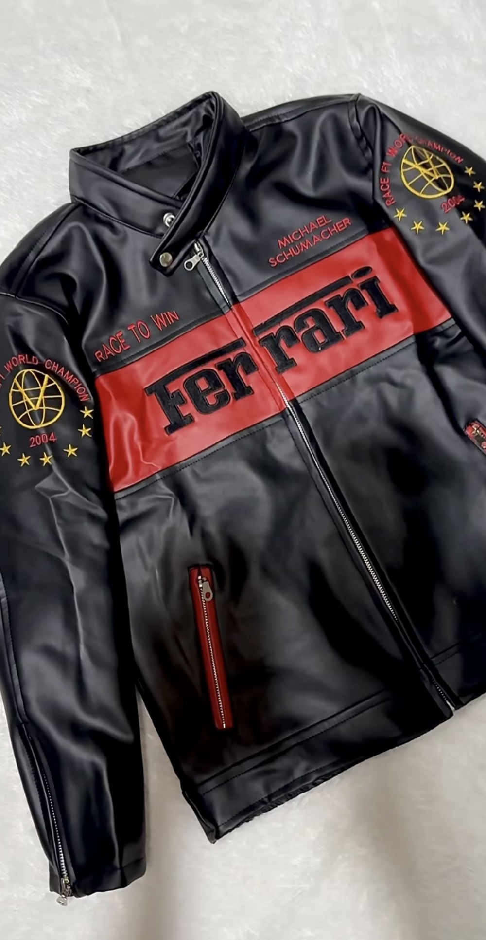 Michael Schumacher Ferrari Leather Jackets