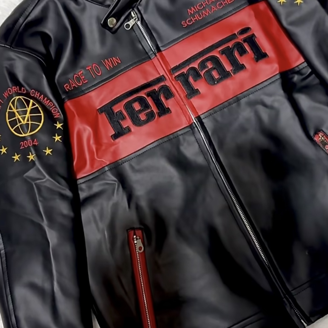 Michael Schumacher Ferrari Leather Jackets