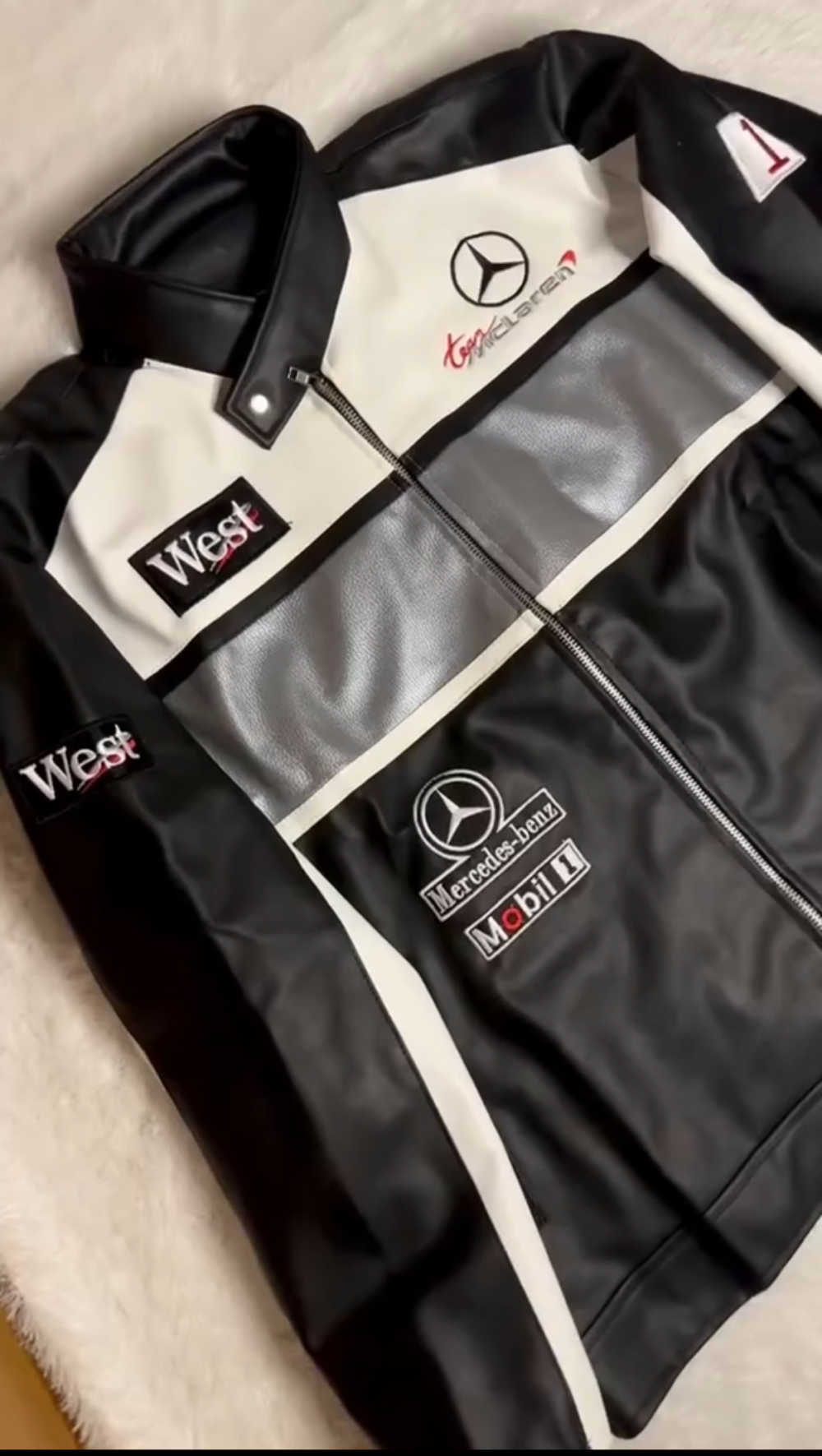Mercedes-Benz Racing Leather Jacket