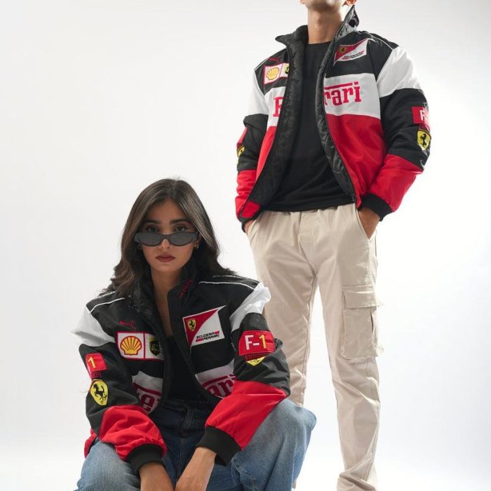 Ferrari F1 Racing Bomber Jackets