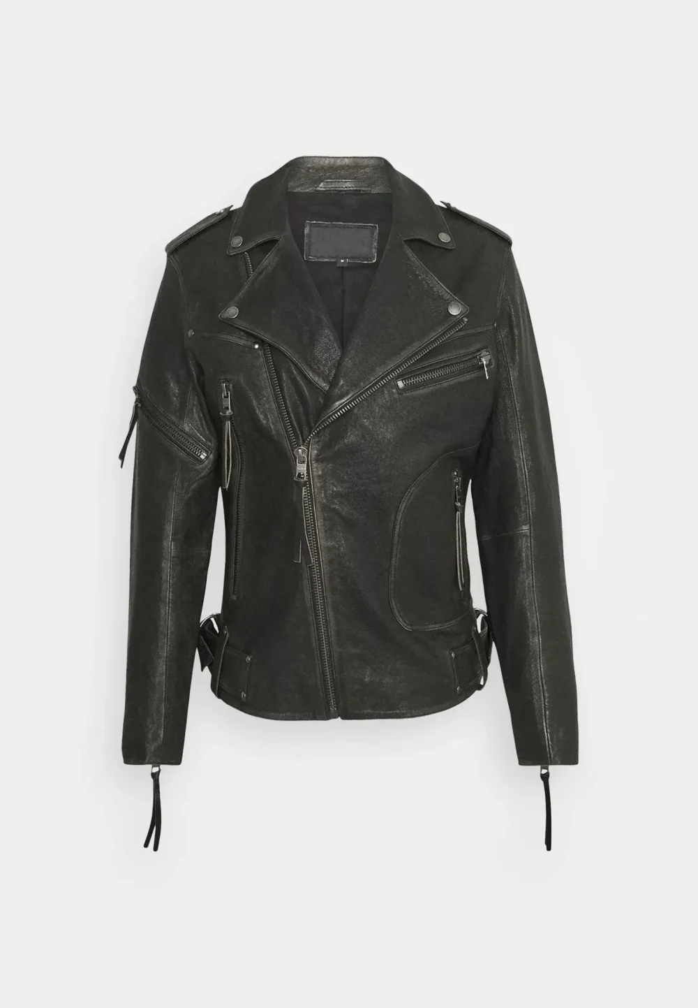 Men`s Black Leather Biker Jackets